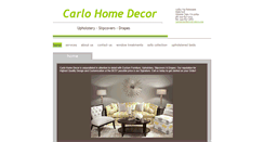 Desktop Screenshot of carlohomedecor.com