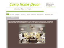 Tablet Screenshot of carlohomedecor.com